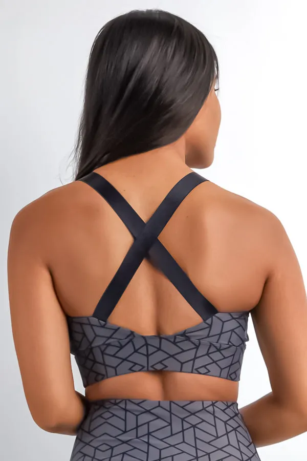 Savvi Geo Sports Bra