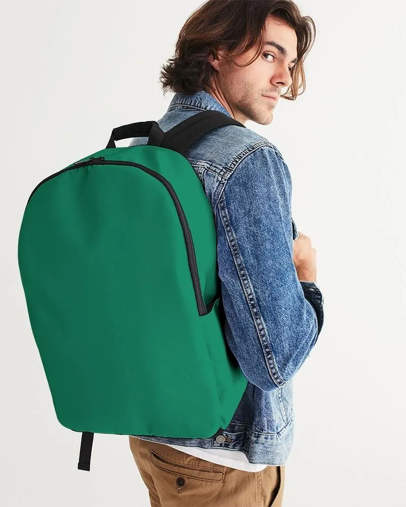 Shaded Green Waterproof Backpack | C100M0Y75K30