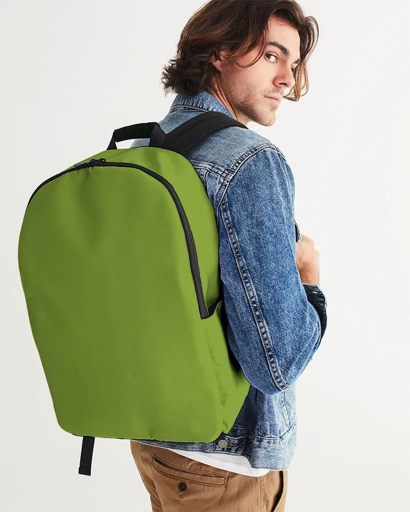Shaded Warm Green Waterproof Backpack | C38M0Y100K30