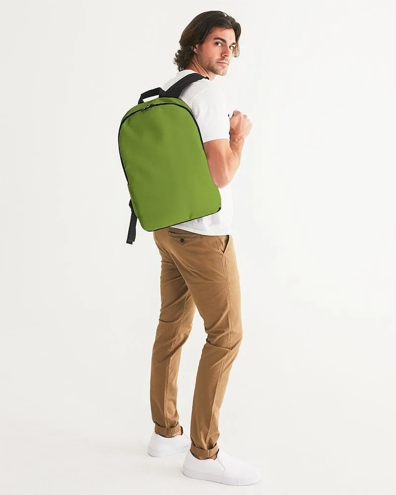 Shaded Warm Green Waterproof Backpack | C38M0Y100K30