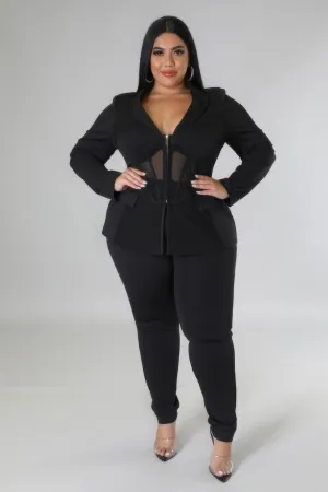 Sheer Timeless Two Piece Business Set