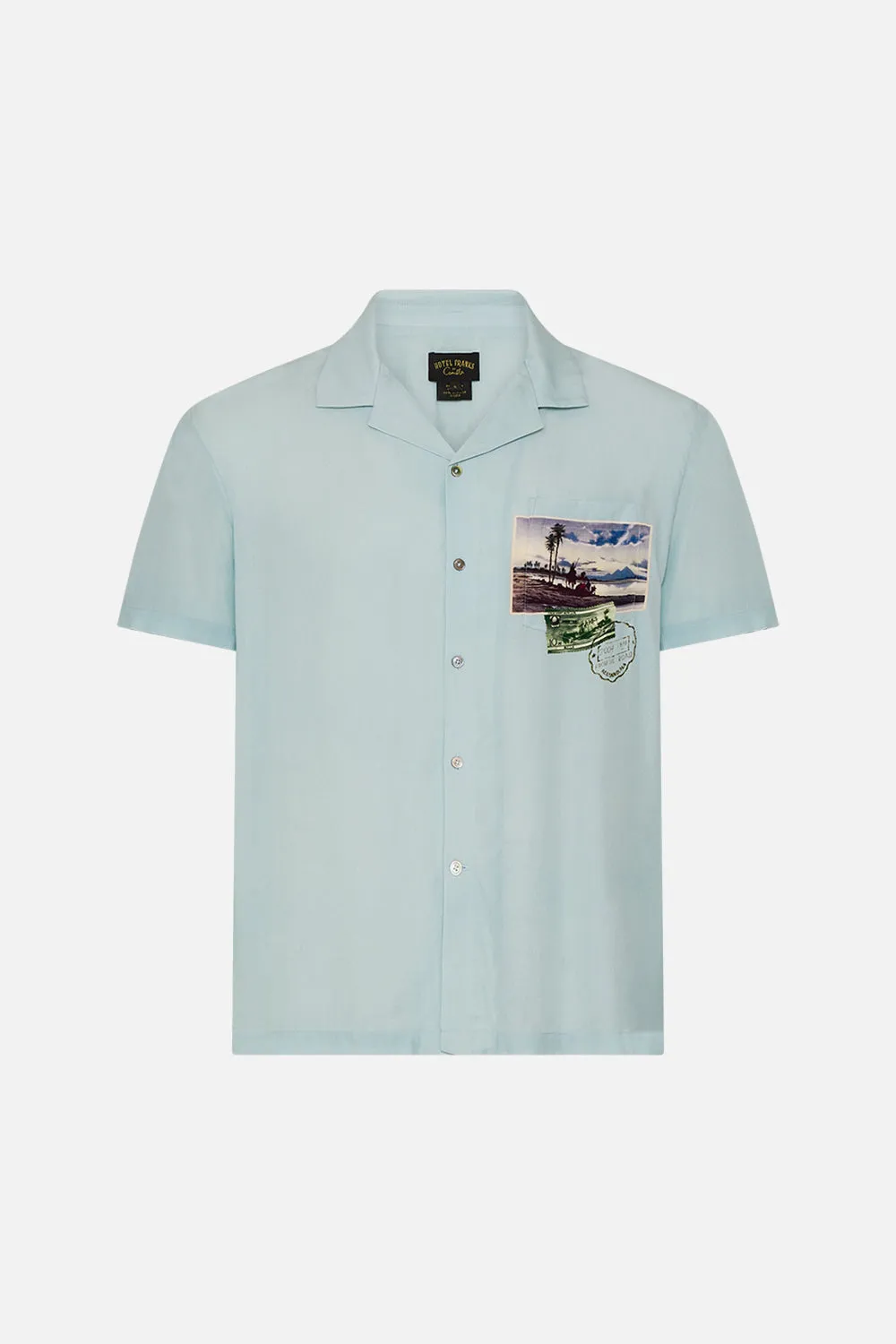 SHORT SLEEVE CAMP COLLARED SHIRT CALL ME IN CAIRO