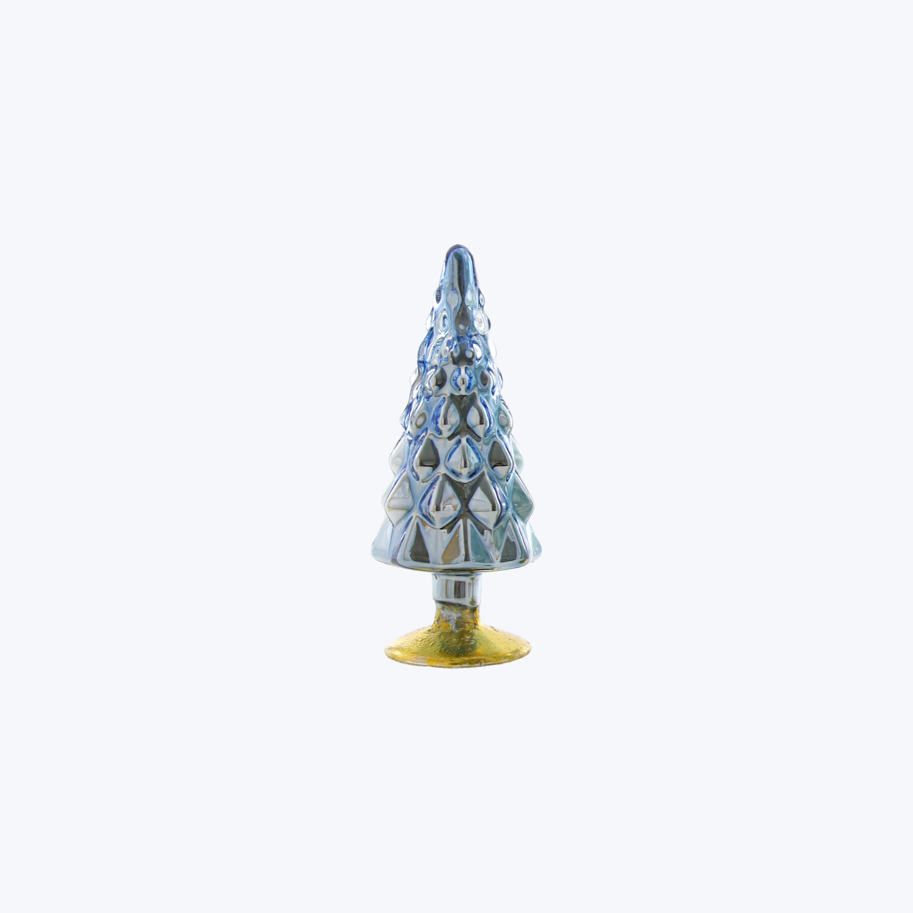 Small Snowfall Hue Glass Tree
