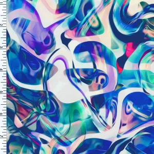 SP-NP2635 Smoky Bubble Nylon Spandex Digitally Wet Print