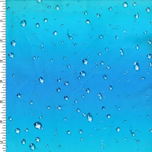 SP-NP2660 Blue Aqua Nylon Spandex Digitally Wet Print