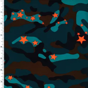 SP-NP2710 Star Camo Nylon Spandex Digitally Wet Print