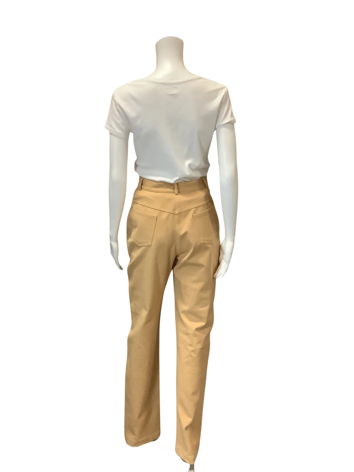 St. John Women's Pants Gold High Waisted Size: 2