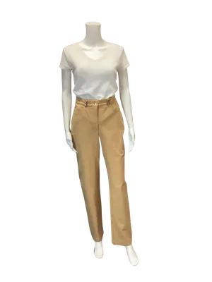 St. John Women's Pants Gold High Waisted Size: 2