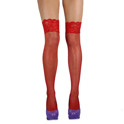 Stay Up Spandex Fishnet Stockings