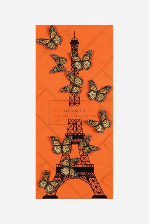 Stephen Wilson Studio Hermes Orange Eiffel Tower
