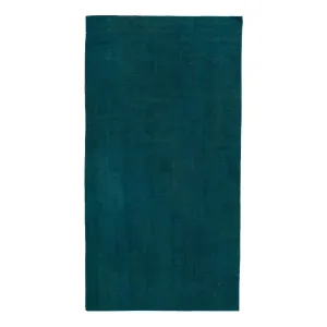 Teal Samsara Wool Rug - 4' x 8'6"