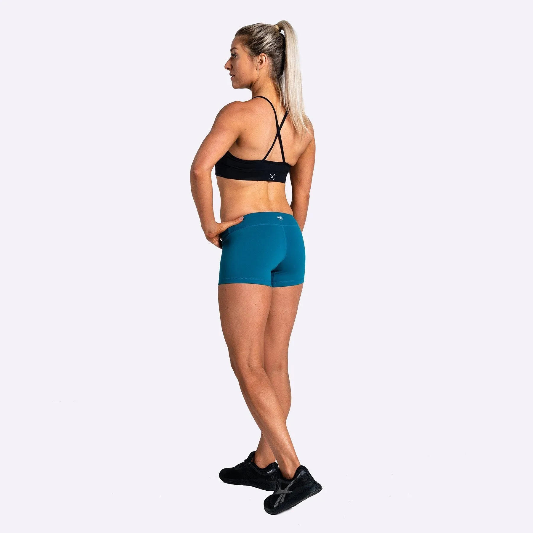 The WOD Life - Women's Balance Shorts - Teal