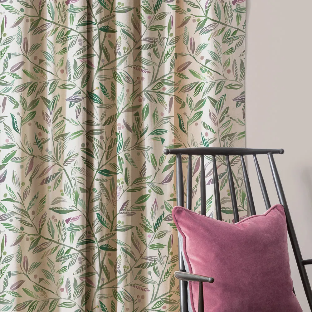 Torquay Printed Cotton Fabric (By The Metre) Sage
