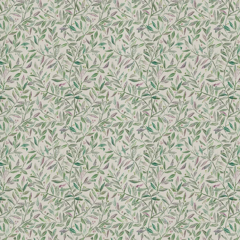 Torquay Printed Cotton Fabric (By The Metre) Sage