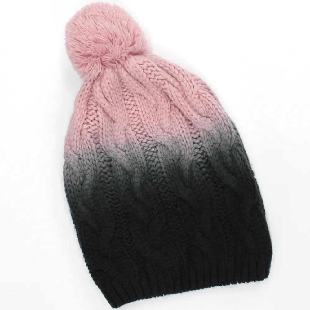 Two Tone Hat and Scarf