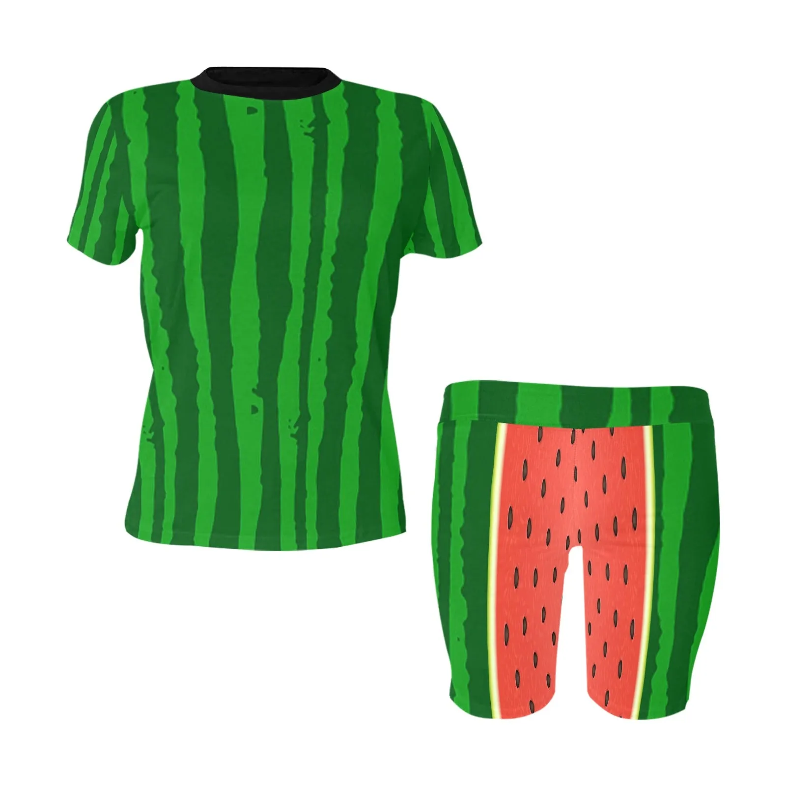 WATERMELON Women's Short Yoga Set