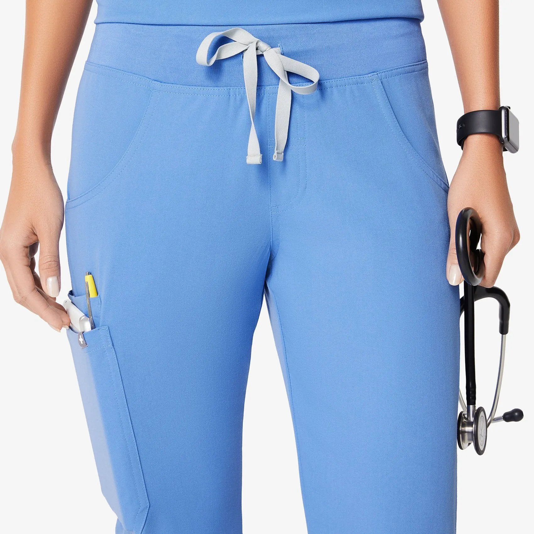 women's Ceil Blue Kade - Tall Cargo Scrub Pants
