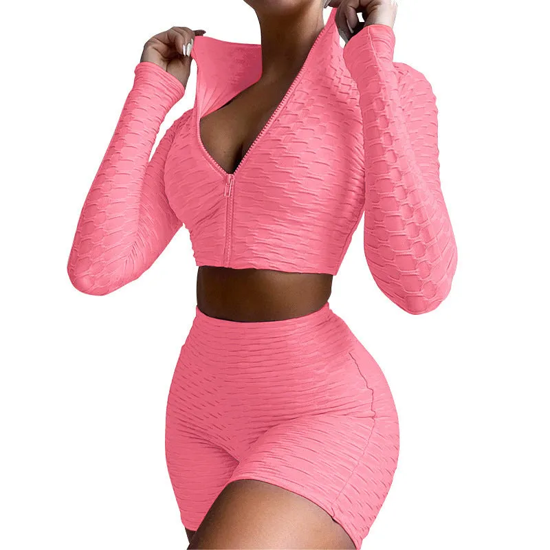 Women’s Yoga Fitness Tracksuit Set