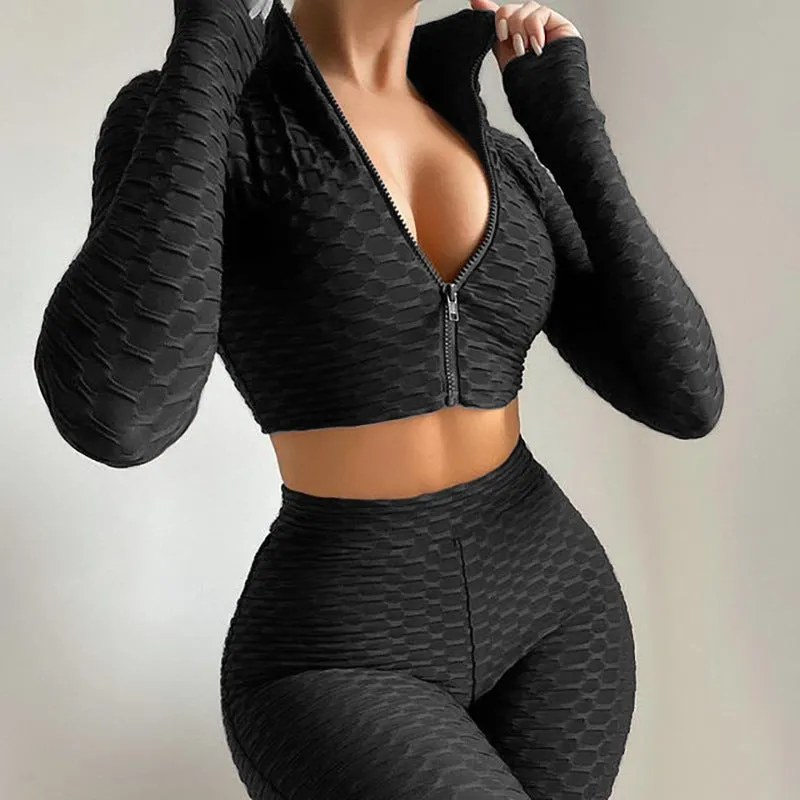Women’s Yoga Fitness Tracksuit Set