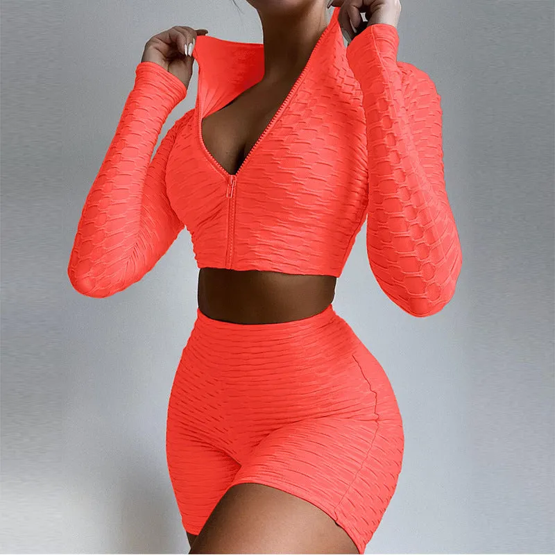 Women’s Yoga Fitness Tracksuit Set